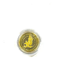 1986 US Liberty 1/2oz Gold $5 Coin Proof - $2K APR w/ COA APR57