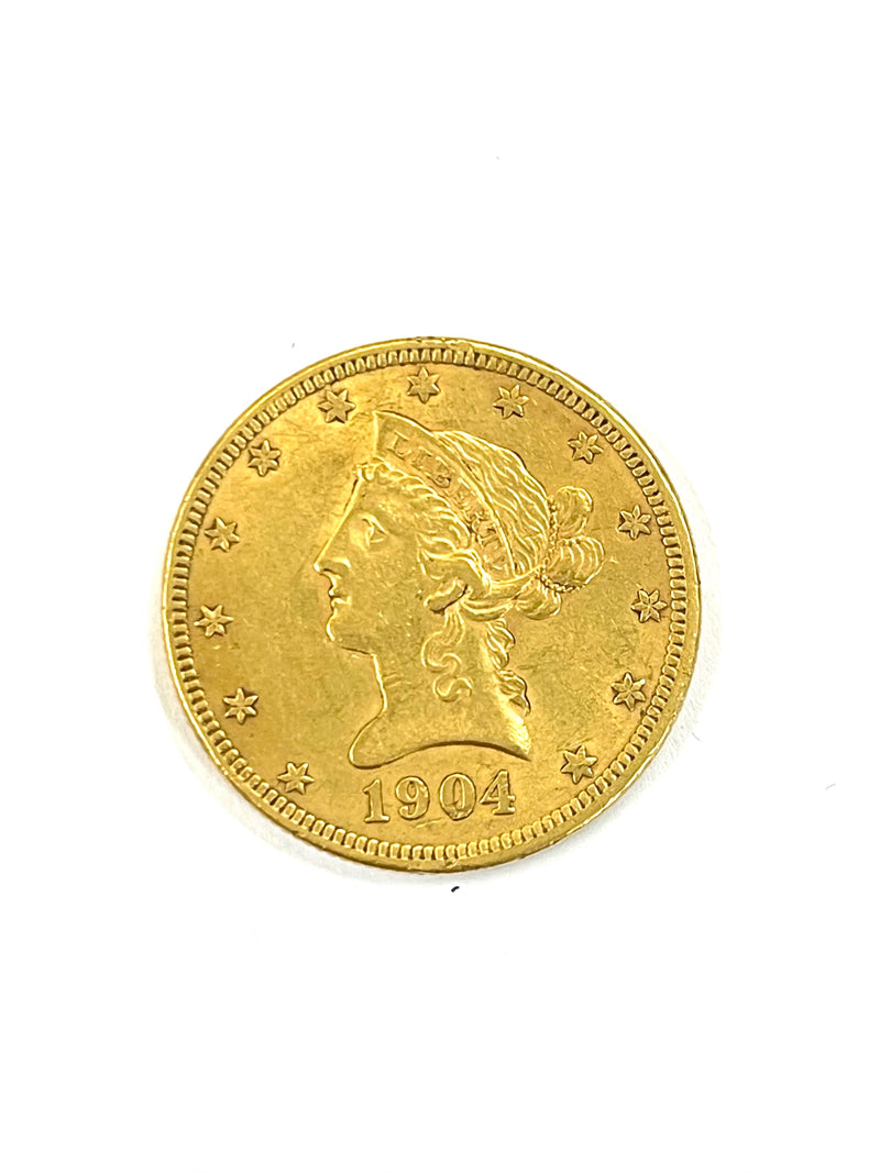 1904-O US Liberty Head $10 Gold Coin - $4K APR w/ COA APR57