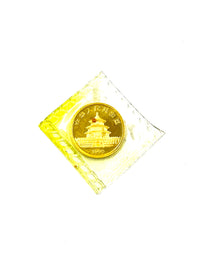 1986 Gold Panda ¥25 1/20 oz .999 Gold Coin Proof - $800 APR w/ COA APR57