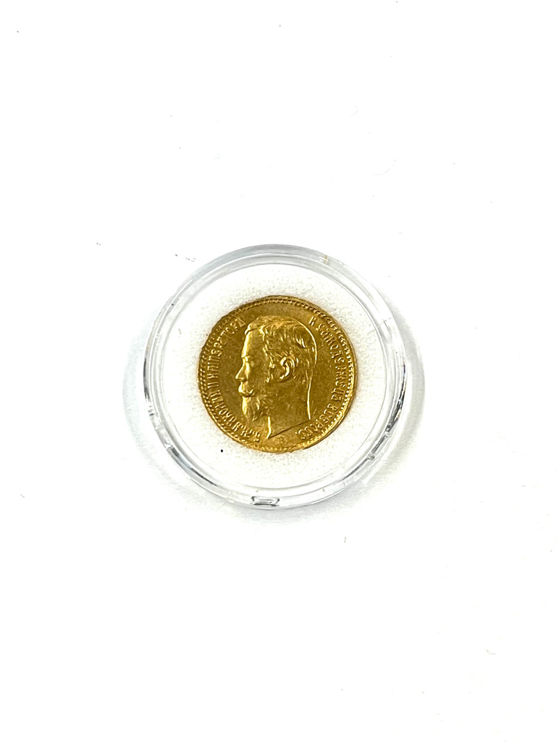 1901 O3 Russia 5R Gold Coin - $1.5K APR w/ COA APR57