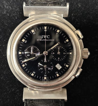 IWC SCHAFFHAUSEN Chrono Original Leather Strap Brand New Watch- $15K APR w/ COA! APR57