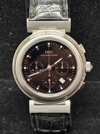 IWC SCHAFFHAUSEN Chrono Original Leather Strap Brand New Watch- $15K APR w/ COA! APR57