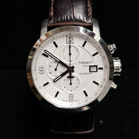 TISSOT 1853 PRC 200 Automatic Chronograph SS Unique Men's Watch - $5K APR w/ COA APR57