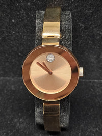 MOVADO BOLD Ladies 36mm Solid Rose Gold Brand New Unique Watch - $2K APR w/ COA! APR57