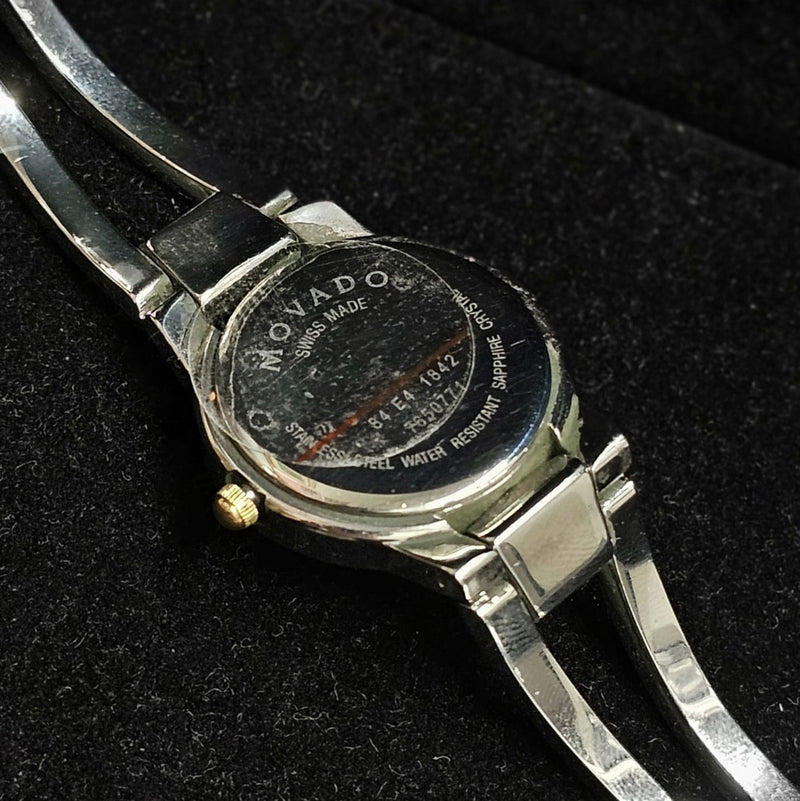 MOVADO Museum Style Stainless Steel Unique Watch w/ Black Dial - $2K APR w/ COA! APR 57