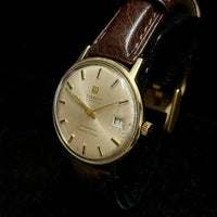 TISSOT Visodate Seastar Seven c. 1950s Gold Tone Unique Watch - $4K APR w/ COA!! APR57
