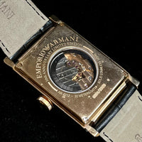 EMPORIO ARMANI 10th Anniversary Limited Edition SS RG Tone Watch- $8K APR w/ COA APR57