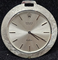ROLEX 18K WG Pocket Watch Circa 1960s Mechanical Unique Rare - $30K APR w/ COA!! APR57