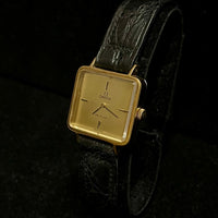 OMEGA Vintage 1960s Gold Tone Rectangular Case Unisex Watch - $6.5K APR w/ COA!! APR57