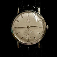 OMEGA Vintage c. 1950s SS Unique Men's Watch w/ Sub-Second Dial - $8K APR w/ COA APR57