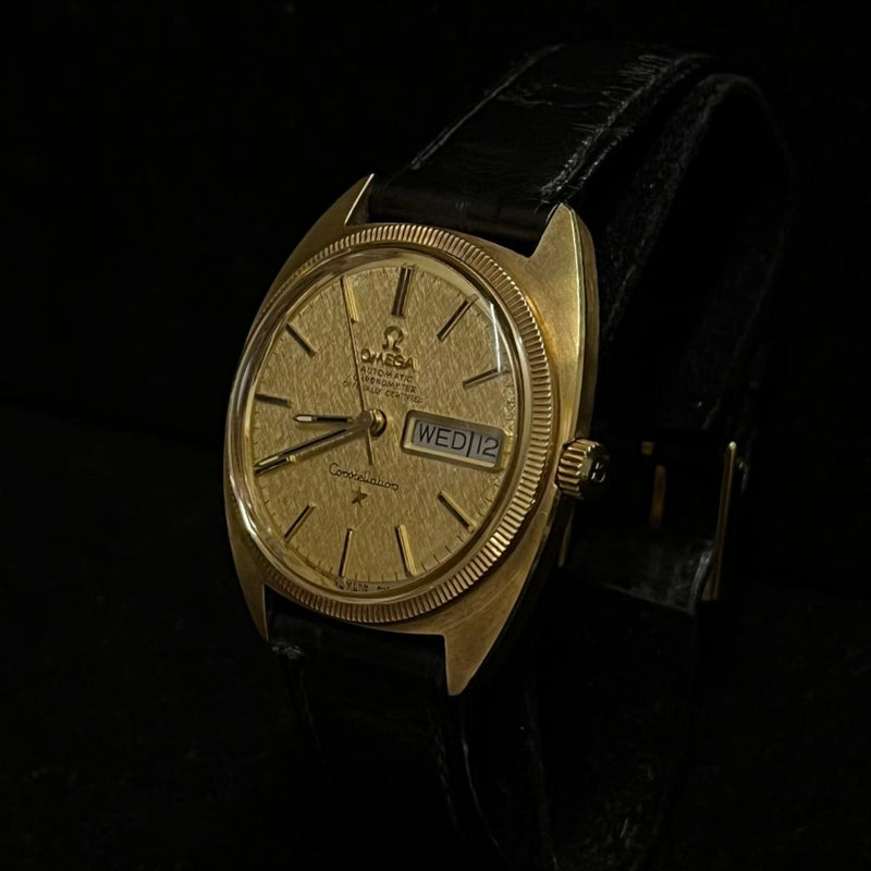 OMEGA CONSTELLATION Chronometer 18K Yellow Gold Watch - $20K APR Value w/ CoA! APR 57