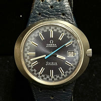 OMEGA DYNAMIC Automatic Watch w/ Rare Blue Dial - $10K APR Value w/ CoA! APR 57