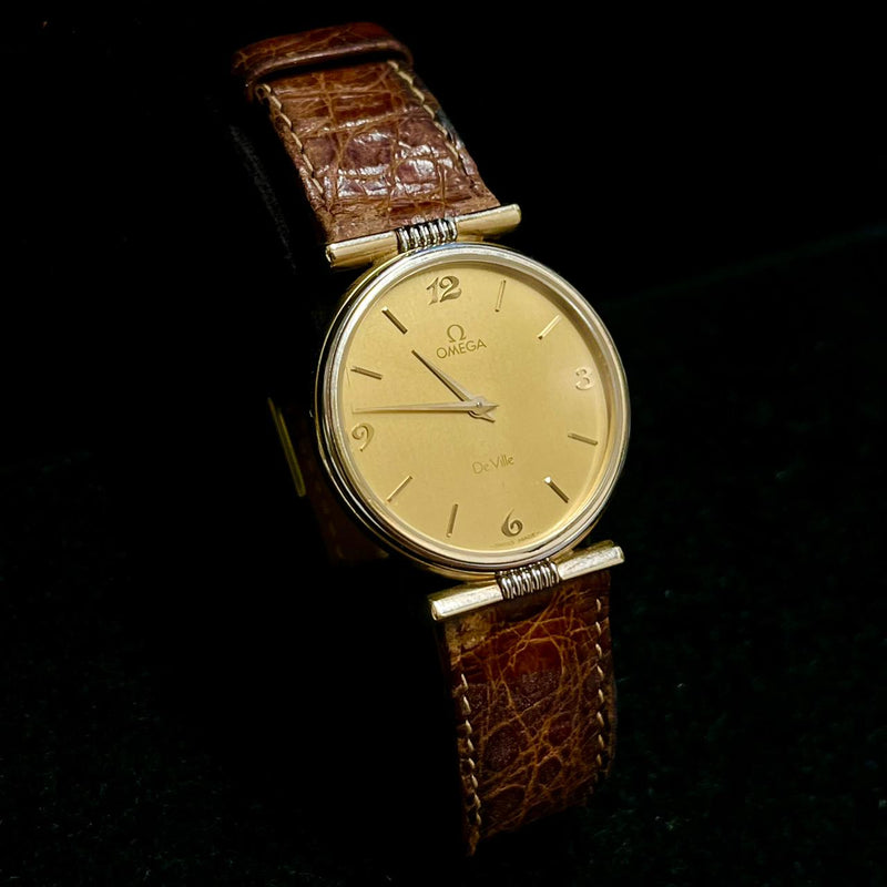 OMEGA DeVille Quartz-Powered Watch w/ Original Strap - $7K APR Value w/ CoA! APR 57
