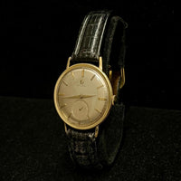 OMEGA Vintage c. 1950s Gold Watch w/ Silver Oyster Dial - $8K APR Value w/ CoA! APR 57