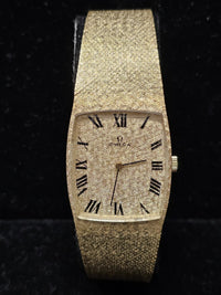 OMEGA Vintage 1980s Solid Gold Rare Mechanical Unisex Watch - $30K APR w/ COA!!! APR 57