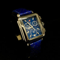 MICHELE  Chronograph Diamond SS Snakeskin Strap Beautiful Watch- $4K APR w/ COA! APR57