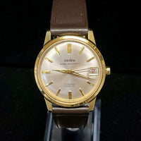 Medco Stainless Steel & Gold Tone w/ Date Feature Men's Watch - $5K APR w/ COA!! APR57