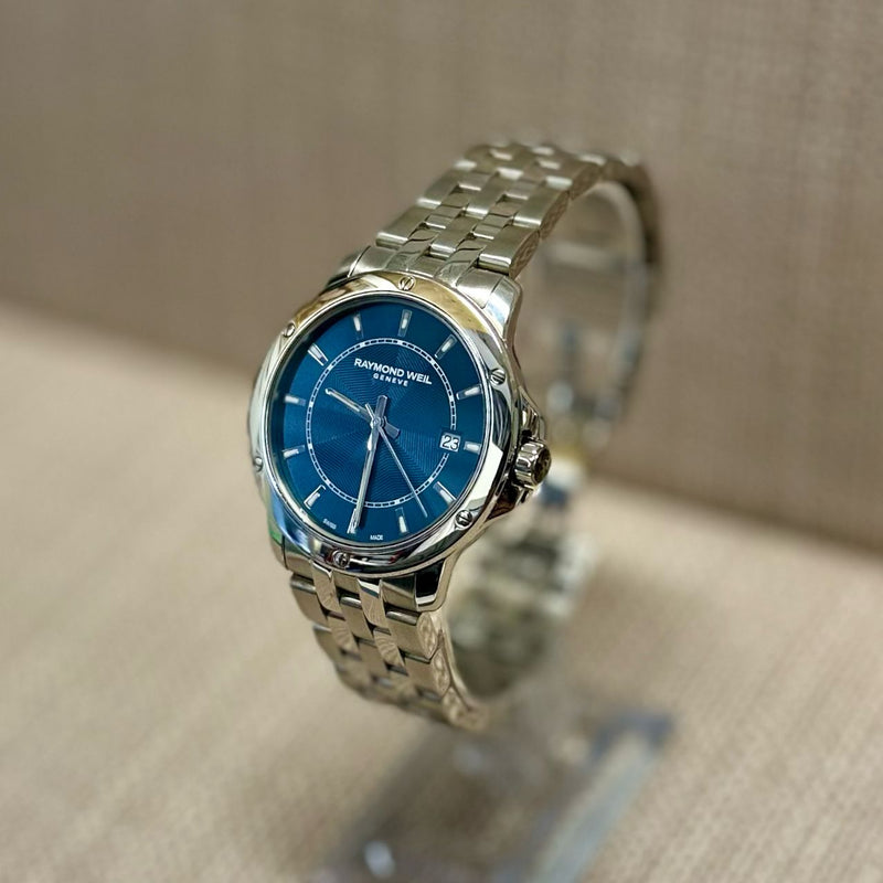 Raymond Weil Tango Blue Dial Stainless Steel Rare Men's Watch - $5K APR w/ COA!! APR57