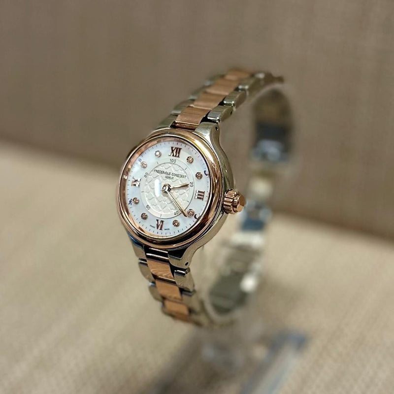 Frederique Constant Classic Delight SS & RGT Rare Ladies Watch - $4K APR w/ COA! APR57