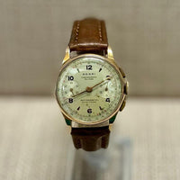 Agari Chronographe Vintage 1930s 18K Yellow Gold Men's Watch - $15K APR w/ COA!! APR57