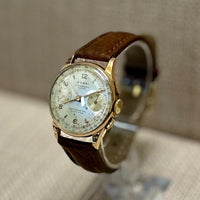 Agari Chronographe Vintage 1930s 18K Yellow Gold Men's Watch - $15K APR w/ COA!! APR57