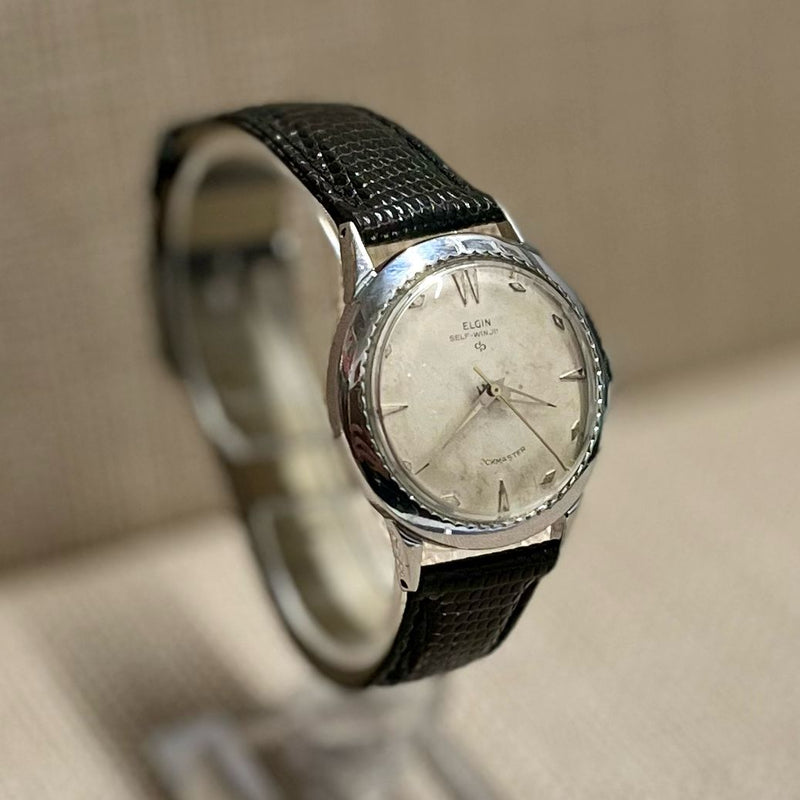 Elgin Shockmaster SS Vintage circa 1950s Very Rare Men's Watch - $5K APR w/ COA! APR57