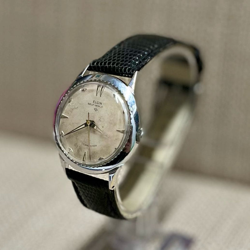 Elgin Shockmaster SS Vintage circa 1950s Very Rare Men's Watch - $5K APR w/ COA! APR57