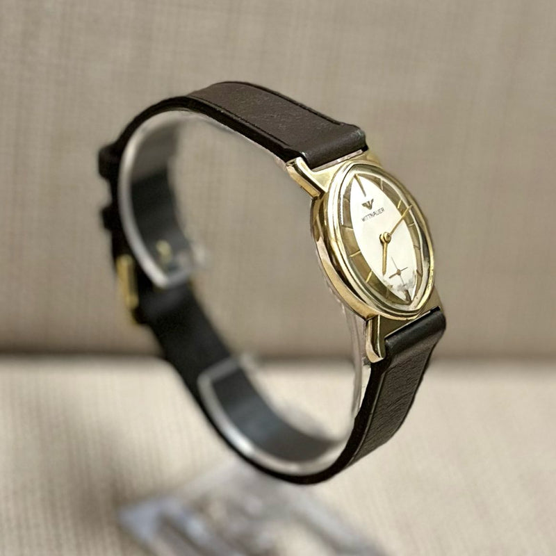 Wittnauer Vintage Gold Unique Asymmetrical Case Men's Watch - $8K APR w/ COA!!! APR57