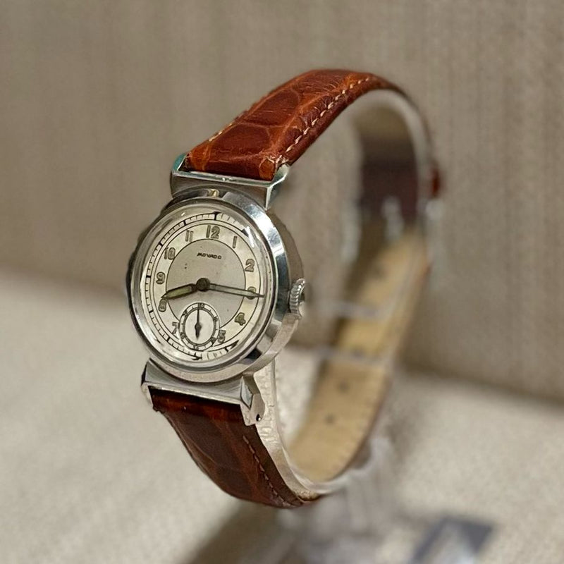 Movado 1930s Art Deco Style Case & Lugs Beautiful Unisex Watch- $15K APR w/ COA! APR57