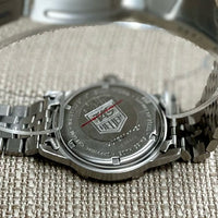 TAG Heuer SS w/ Unique Black Silver Marble Dial Men's Watch - $3.5K APR w/ COA!! APR57