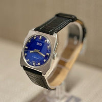 Gruen c. 1960s w/ Special Blue Sapphire Dial Unique Men's Watch- $4K APR w/ COA! APR57