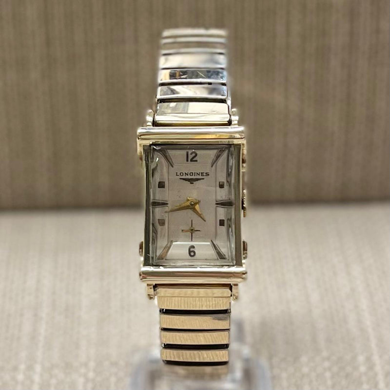 Longines c. 1940s Solid Gold Fancy Teardrop Lugs Unisex Watch - $10K APR w/ COA! APR57