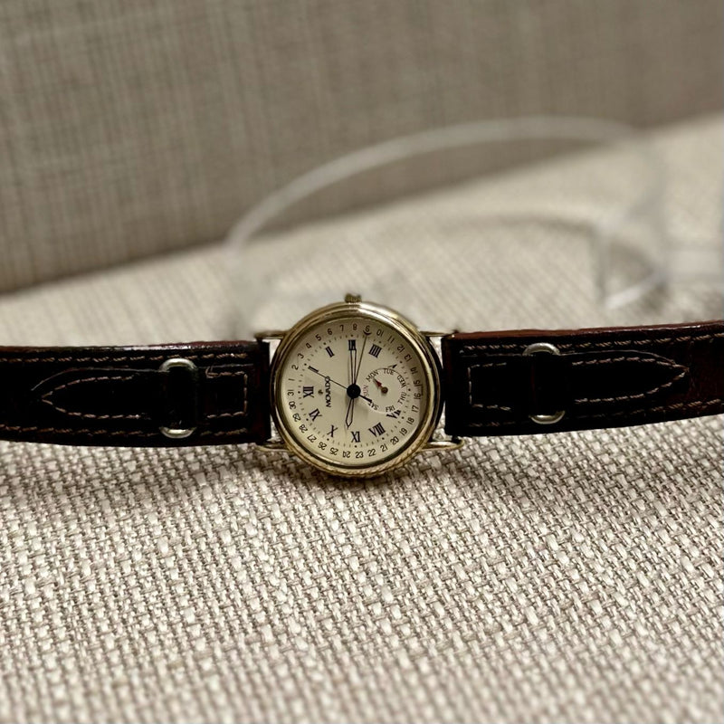 Movado Vintage Old Timer w/ Day-Date Feature Rare Ladies Watch - $5K APR w/ COA! APR57