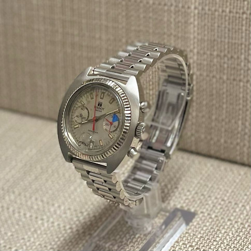 Tissot Seastar Vintage Chrono w/ Date Feature Rare Men's Watch - $8K APR w/ COA! APR57