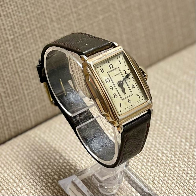 New Haven Art Deco Style c. 1940s Gold Rare Tank Unisex Watch - $5K APR w/ COA!! APR57