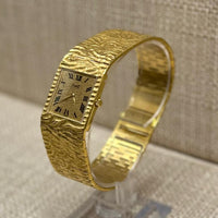 Piaget 18K Yellow Gold w/ Unique Florentine Bracelet Wristwatch-$75K APR w/ COA! APR57