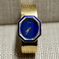 Piaget 18K Yellow Gold Lapis Lazuli Dial Beautiful Ladies Watch-$80K APR w/ COA! APR57