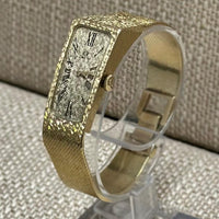 Omega Solid Gold Wristwatch w/ Unique Asymmetrical Case Design- $25K APR w/ COA! APR57