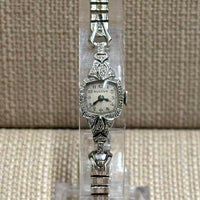 Bulova Solid Gold Vintage Ladies Watch w/ 40 Diamond Bezel - $10K APR w/ COA!!! APR57