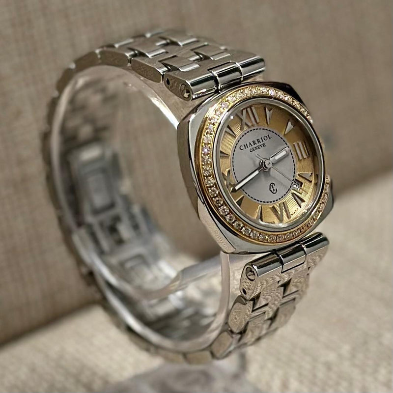 Charriol SS w/ 44 Diamond Bezel Unique Brand New Ladies Watch - $10K APR w/ COA! APR57