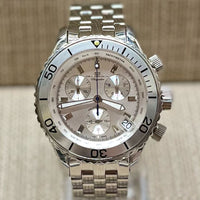 Oceanaut Acquador Jumbo Chronograph SS w/ Rotating Bezel Watch - $3K APR w/ COA! APR57
