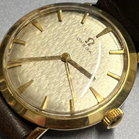 OMEGA Solid Yellow Gold w/ Fancy Lugs Rare Vintage Men's Watch- $10K APR w/ COA! APR57