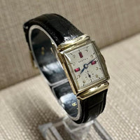 NASTRIX Vintage SS w/ Diamond & Ruby Dial Unique Ladies Watch - $6K APR w/ COA!! APR57
