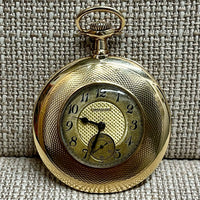 Waltham Solid Gold w/ Textured Dial Rare Vintage Pocket Watch - $16K APR w/ COA! APR57