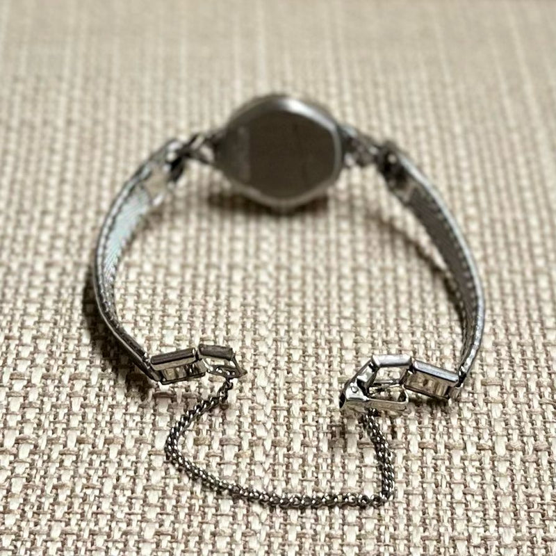 ELGIN Vintage SS Unique Ladies Wristwatch w/ 10 Diamond Bezel - $3K APR w/ COA!! APR57