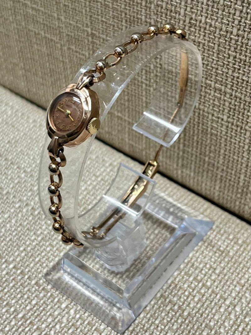 Wittenauer Ladie's Vintage Beautiful Rose Gold Watch  -  $6K  APR w/  COA!!!!!!! APR 57