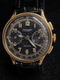 UNIVERSAL GENEVE 18K YG Beautiful & Unique Brand New Men's Watch-$50K APR w/ COA APR57
