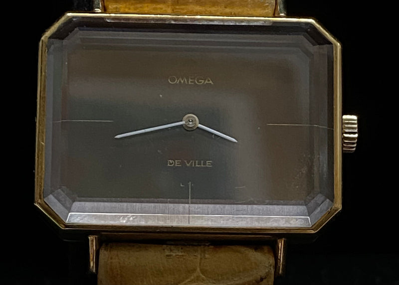 OMEGA De Ville Very Rare Asymmetrical Rectangular Shape Watch - $15K APR w/ COA! APR 57