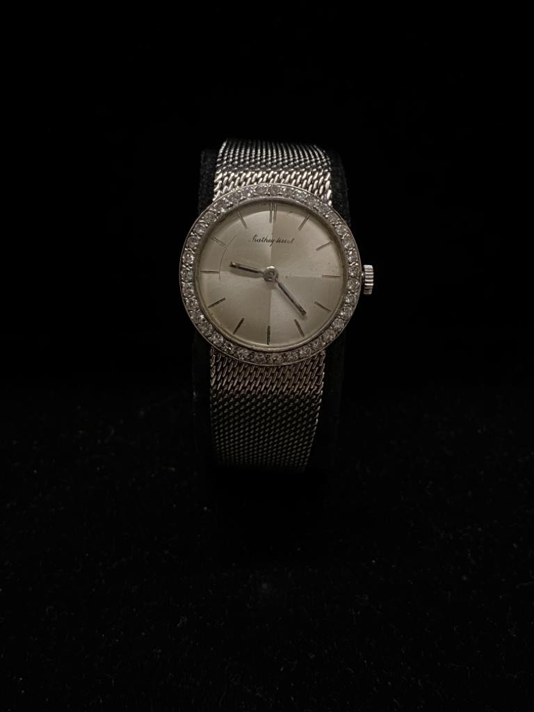 Mathey Tissot 40Dmnds Solid WG Beautiful Brand New Ladies Watch- $20K APR w/ COA APR57
