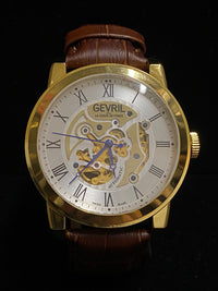 GEVRIL Lted Ed. 139/500 18K Gold Plated Brand New Men's Watch - $6k APR w/ COA!! APR57